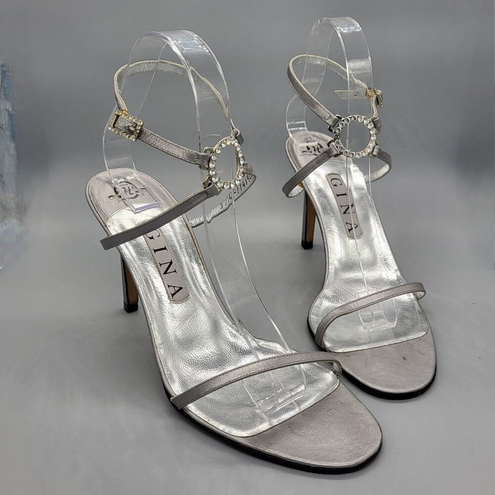 GINA London Crystal Detail High Heel Sandals
